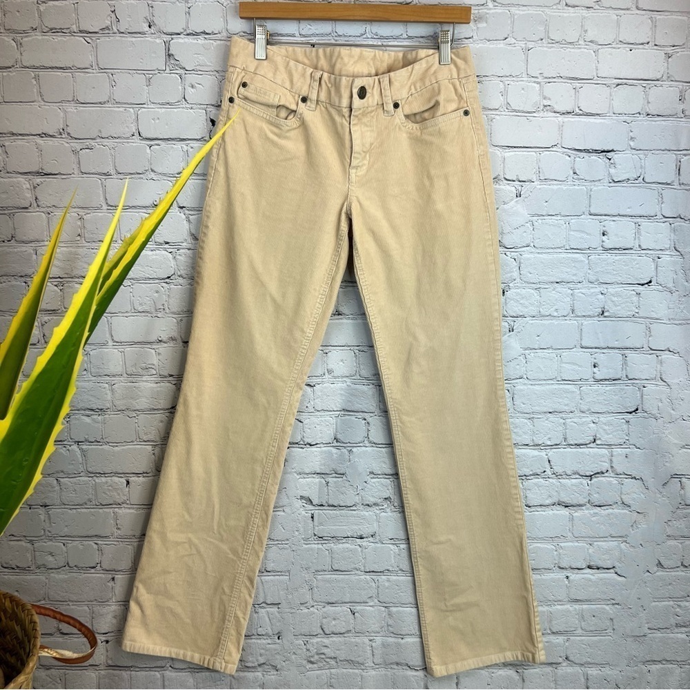 J CREW Vanilla Crème Cotton Corduroy‎ Jeans Pants, FAVORITE FIT, Size 29R